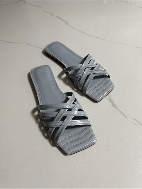 Marc Fisher Shoes - Marc Fisher LTD Strappy Leather Slide Sandals